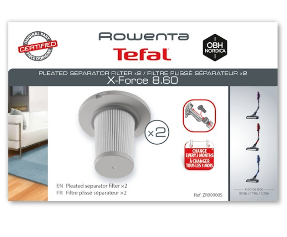 Tefal Rowenta X-Force F 8.60 Hepa Filtre ZR009005